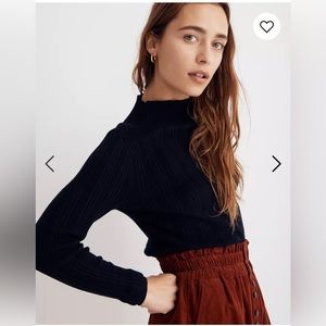 Madewell Leaton Mockneck Pullover - Size Medium